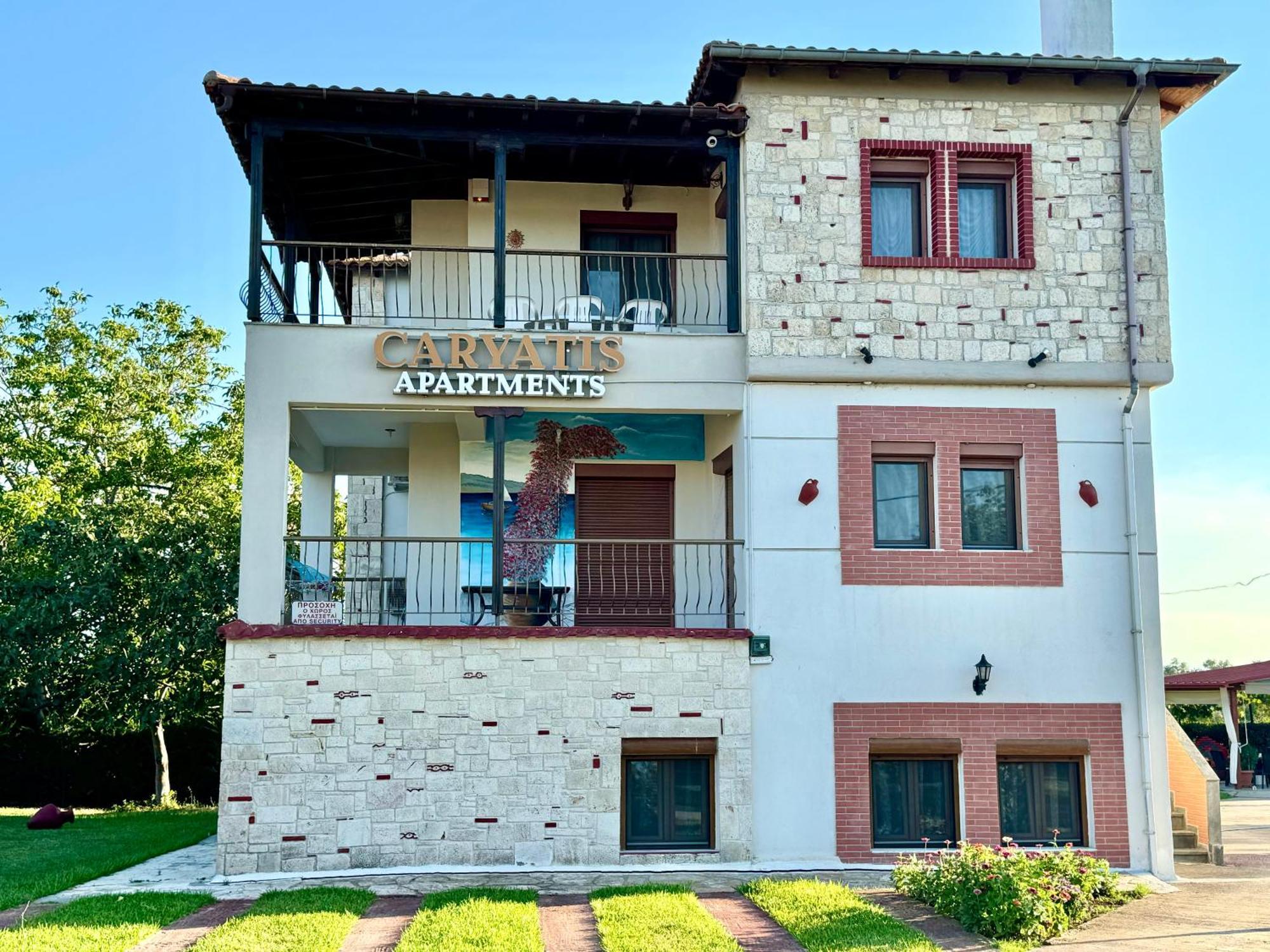 Caryatis Ntoridis Studios & Apartments In Afitos Exterior photo